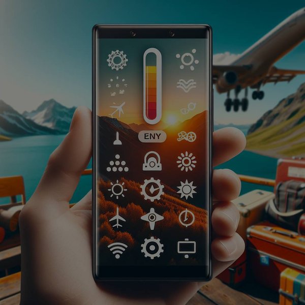 Quels sont les meilleurs réglages d'économie d'énergie pour un Sony Xperia 1 II en voyage ?